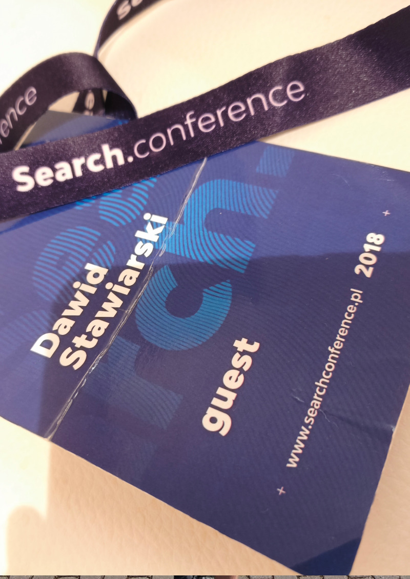 Udział w konferencji Search.Conference w Zatoce Sztuki w Sopocie